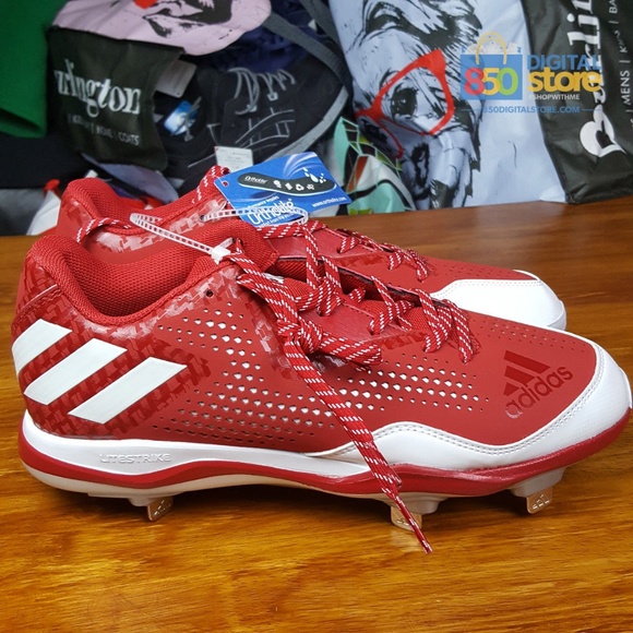 adidas PowerAlley 4 IV Baseball Metal Cleats - Picture 2 of 8